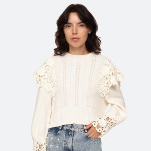 Sea NY Zandra Crochet Sweater